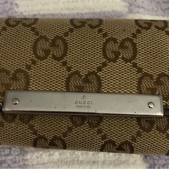 GUCCI OPHIDIA GG MONO LOGO KEYHOLDER ~~AUTHENTIC ~~ - Picture 9 of 12